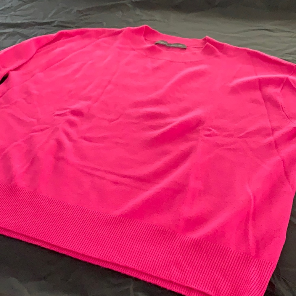French Connection Hot Pink sweater.
